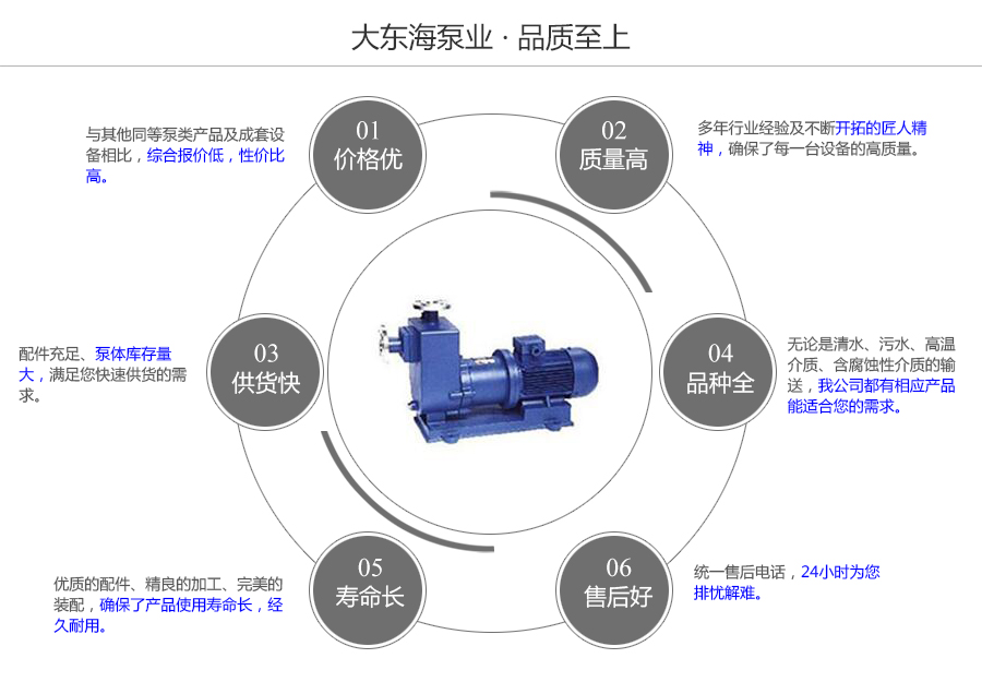 大東海泵業(yè)ZCQ型自吸式磁力泵質(zhì)量保證圖